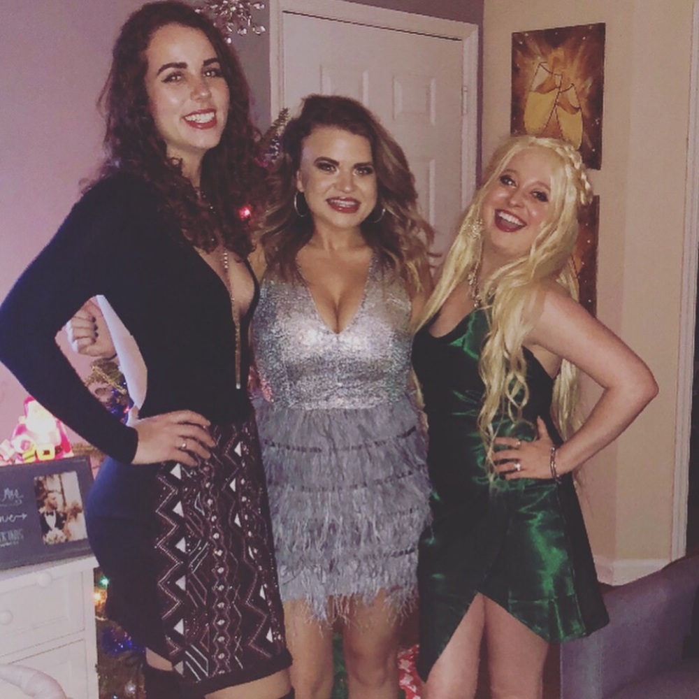 Brand: L’ATISTE By Amy Silver Sequin Feather Dress